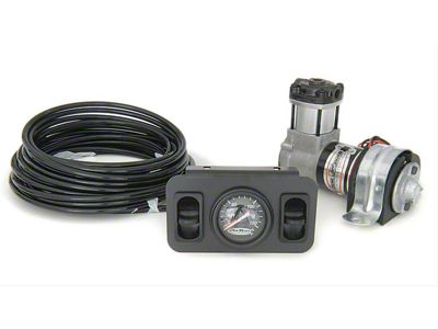 Ridetech Small OverLoad Style Compressor Kit; 2 Switch (99-25 F-250 Super Duty)