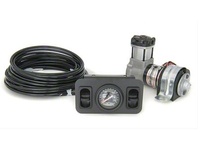 Ridetech Small OverLoad Style Compressor Kit; 2 Switch (11-24 F-250 Super Duty)