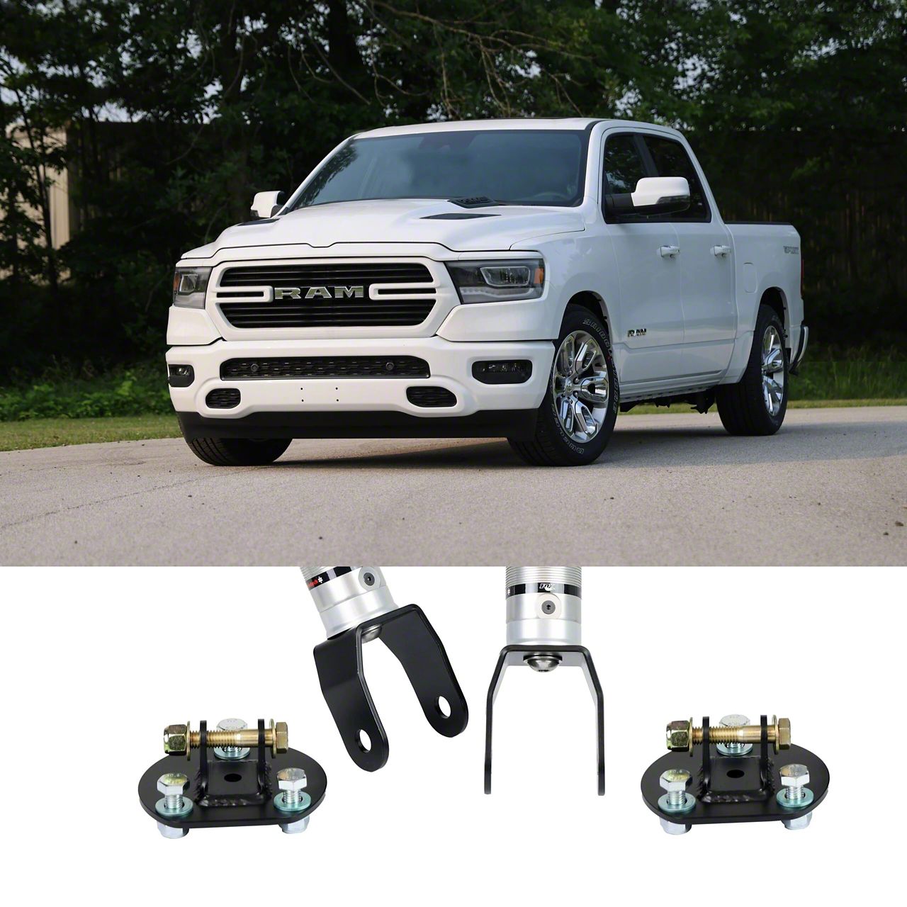 Ridetech RAM 1500 HQ Series Front Coil-Over Kit for 1 to 3 Ridetech RAM 1500 HQ Series Front Coil-Over Kit for 1 to 3