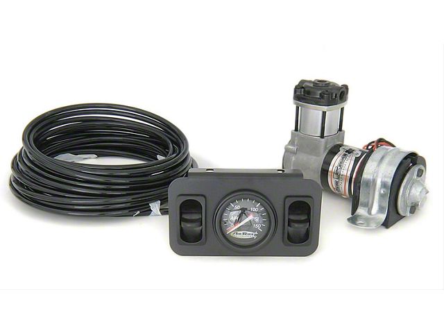 Ridetech Small OverLoad Style Compressor Kit; 2 Switch (99-24 Sierra 1500)