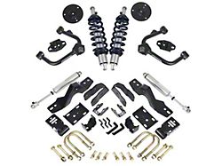 Ridetech StreetGrip Performance Lowering System with HQ Series Shocks; 1 to 3-Inch Front / 4-Inch Rear (19-26 4WD Sierra 1500, Excluding AT4)