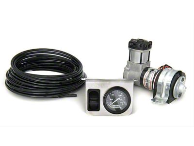 Ridetech Small OverLoad Style Compressor Kit; 1 Switch (99-24 Silverado 1500)