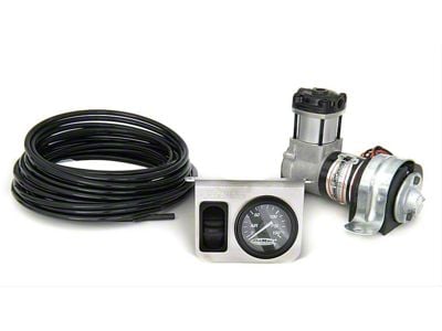 Ridetech Small OverLoad Style Compressor Kit; 1 Switch (07-24 Silverado 2500 HD)
