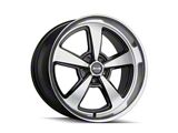 Ridler 652 Gloss Black with Diamond Cut Face and Lip 5-Lug Wheel; 20x8.5; 0mm Offset (87-90 Dakota)
