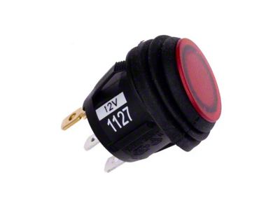 Rigid Industries 2-Position Rocker Switch; Red (Universal; Some Adaptation May Be Required)