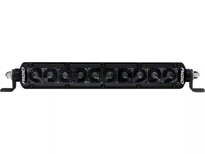 Rigid Industries 10-Inch SR-Series Pro LED Light Bar; Spot Midnight Beam (Universal; Some Adaptation May Be Required)