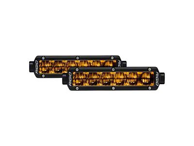 Rigid Industries 6-Inch SR-Series Pro DOT/SAE LED Light Bars; Fog Beam (Universal; Some Adaptation May Be Required)