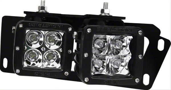 Front Bumper LED Brackets 4x4 LED Fog Light Pod Kit For 2010-2018 Dodge Ram  2500/3500  Includes Mount Brackets Off-road LED Lights Ram