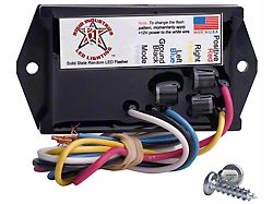 Rigid Industries 12-Volt LED Flasher; 3AMP (Universal; Some Adaptation May Be Required)