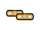 Rigid Industries SR-L Series Off-Road Spreader Flush Mount LED Pod Light with Amber Halo (Universal; Some Adaptation May Be Required)