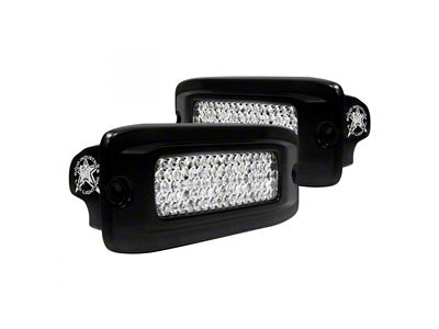Rigid Industries SR-Q Series Pro Flush Mount LED Backup Light Kit; Flood Diffused Beam (Universal; Some Adaptation May Be Required)