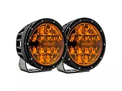 Rigid Industries 6-Inch 360-Series Pro SAE LED Fog Lights; White (Universal; Some Adaptation May Be Required)