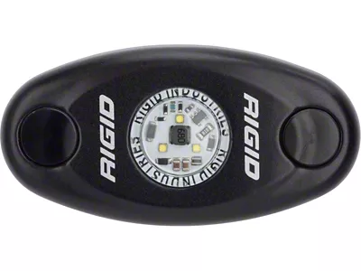 Rigid Industries A-Series High Power Light; Natural White; Black Housing (Universal; Some Adaptation May Be Required)