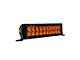 Rigid Industries 10-Inch E-Series LED Light Bar with Amber PRO Lens; Spot Beam (Universal; Some Adaptation May Be Required)