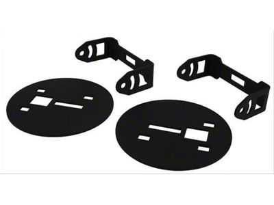 Rigid Industries 2D Series Pro or DXL Pro LED Pod Fog Light Mount Brackets (15-19 Silverado 2500 HD)