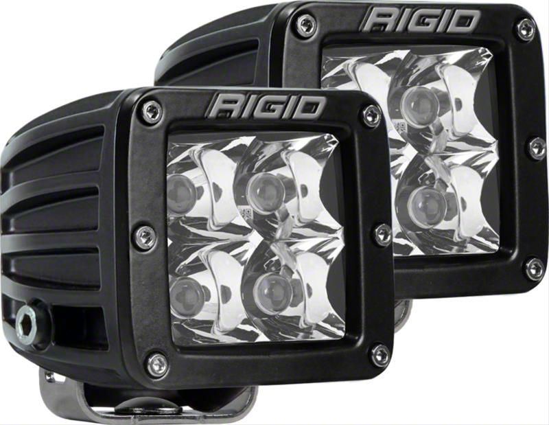 Rigid Industries Silverado 2500 D-Series LED Pod Lights; Amber Spot ...