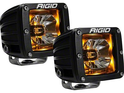 Rigid Industries Radiance LED Pod Lights with Amber Backlight (Universal; Some Adaptation May Be Required)