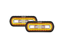 Rigid Industries SR-L Series Off-Road Spreader Flush Mount LED Pod Light with Amber Halo (Universal; Some Adaptation May Be Required)