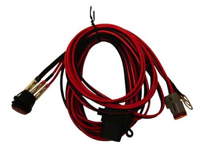 Rigid Industries Wire Harness for 4 to 6-Inch E-Series and 10-Inch SR-Series Light Bars