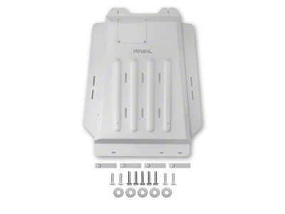 RIVAL 4x4 Aluminum Transmission Catalytic Converter Skid Plate (21-25 3.5L PowerBoost F-150)