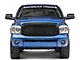 Rivet Style Mesh Upper Replacement Grille; Black (06-08 RAM 1500)