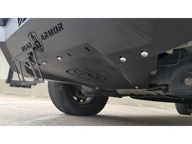 Road Armor Skid Plate for Spartan Front Bumper; Textured Black (15-17 F-150, Excluding Raptor)