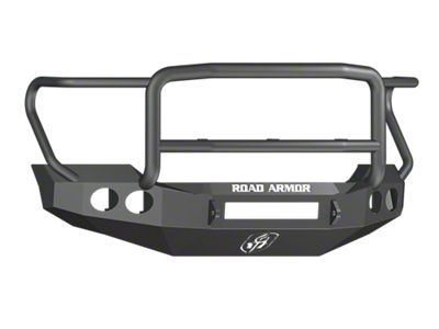 Road Armor Stealth Non-Winch Front Bumper with Lonestar Guard; Textured Black (11-16 F-350 Super Duty)