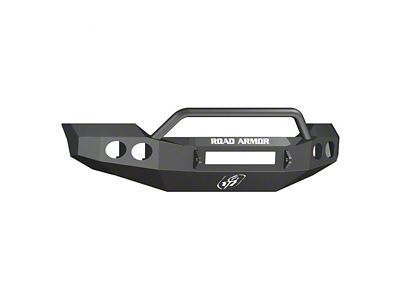 Road Armor Stealth Non-Winch Front Bumper with Pre-Runner Guard; Textured Black (11-16 F-350 Super Duty)