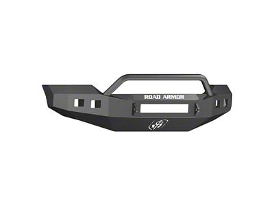 Road Armor Stealth Non-Winch Front Bumper with Pre-Runner Guard; Textured Black (11-16 F-350 Super Duty)