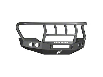 Road Armor Stealth Non-Winch Front Bumper with Titan II Guard; Standard Flare; Textured Black (11-16 F-350 Super Duty)