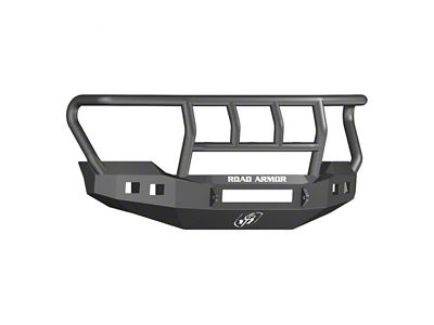 Road Armor Stealth Non-Winch Front Bumper with Titan II Guard; Standard Flare; Textured Black (11-16 F-350 Super Duty)