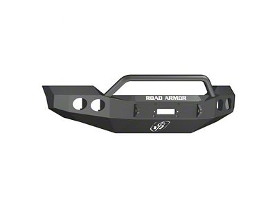 Road Armor Stealth Winch Front Bumper with Pre-Runner Guard; Textured Black (11-16 F-350 Super Duty)