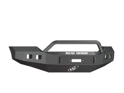 Road Armor Stealth Winch Front Bumper with Pre-Runner Guard; Textured Black (11-16 F-350 Super Duty)
