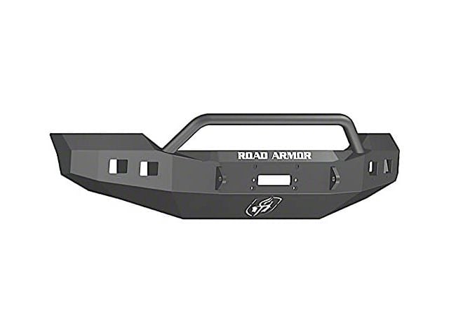Road Armor Stealth Winch Front Bumper with Pre-Runner Guard; Textured Black (11-16 F-350 Super Duty)