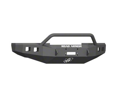 Road Armor Stealth Winch Front Bumper with Pre-Runner Guard; Textured Black (17-22 F-350 Super Duty)