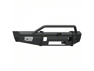 Road Armor Vaquero Non-Winch Front Bumper with Pre-Runner Guard and 2-Inch Receiver Hitch; Textured Black (17-22 F-350 Super Duty)