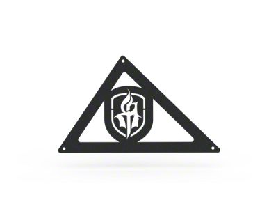 Road Armor iDentity Beauty Ring Mesh Headache Rack with Standard 40-Inch Center Light Pod; Raw Steel (09-18 RAM 1500 w/o RAM Box)