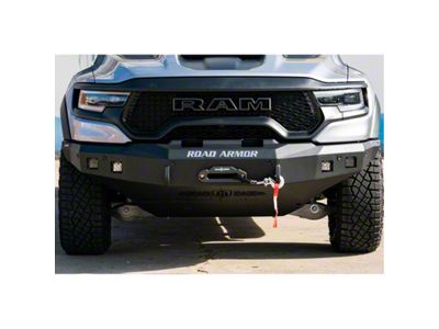 Road Armor Stealth Winch Front Bumper; Textured Black (21-24 RAM 1500 TRX)