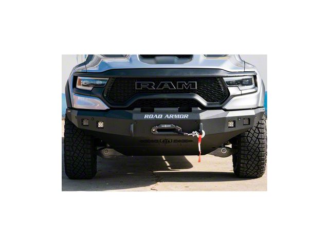 Road Armor Stealth Winch Front Bumper; Textured Black (21-24 RAM 1500 TRX)