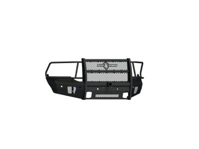 Road Armor Vaquero Non-Winch Front Bumper with Full Guard and 2-Inch Receiver Hitch; Textured Black (13-18 RAM 1500, Excluding Rebel)