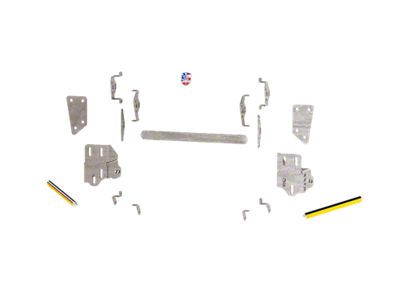 Road Armor iDentity Front Bumper Accent Lights; Raw Steel (10-18 RAM 2500)