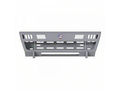 Road Armor iDentity Hyve Mesh Front Bumper with Shackle Center Section, WIDE End Pods, X3 Cube Light Pods and Accent Lights; Raw Steel (10-18 RAM 2500)