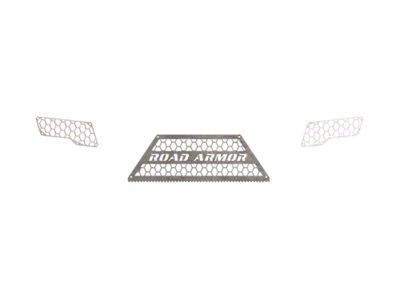 Road Armor iDentity Rear Bumper Hyve Mesh; Raw Steel (10-18 RAM 2500)