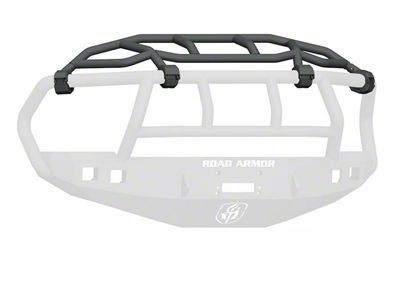 Road Armor Intimidator Guard for Stealth Front Bumper; Textured Black (10-18 RAM 2500)