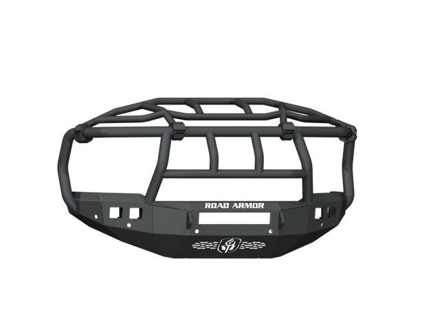 Road Armor Stealth Non-Winch Front Bumper with Intimidator Guard; Textured Black (19-24 RAM 2500)