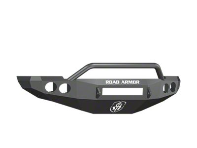 Road Armor Stealth Non-Winch Front Bumper with Pre-Runner Guard; Textured Black (10-18 RAM 2500)