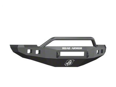 Road Armor Stealth Non-Winch Front Bumper with Pre-Runner Guard; Textured Black (10-18 RAM 2500)