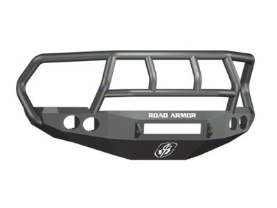 Road Armor Stealth Non-Winch Front Bumper with Titan II Guard; Textured Black (10-18 RAM 2500)