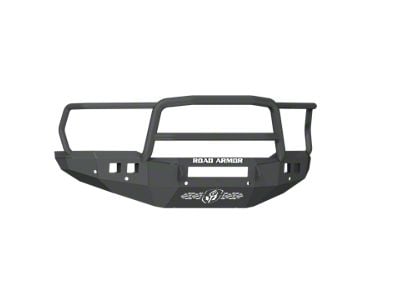 Road Armor Stealth Wide Fender Flare Non-Winch Front Bumper with Lonestar Guard; Textured Black (19-24 RAM 2500)