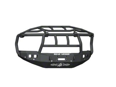 Road Armor Stealth Winch Front Bumper with Intimidator Guard; Textured Black (19-24 RAM 2500)